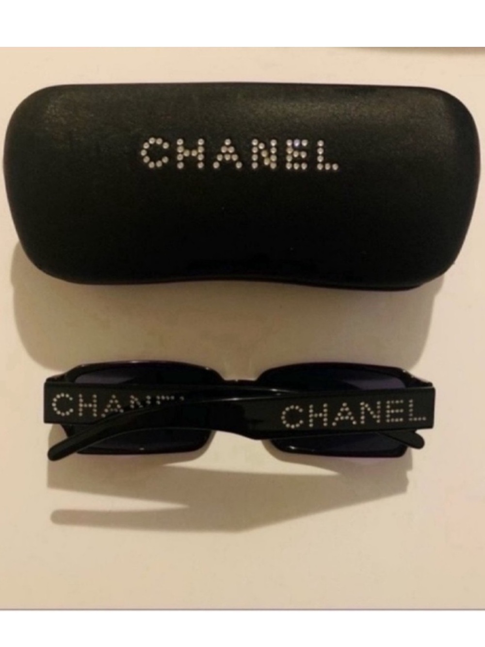Chanel | Sunglasses | Winter Glamour Black Rhinestones Embellished Sunglasses